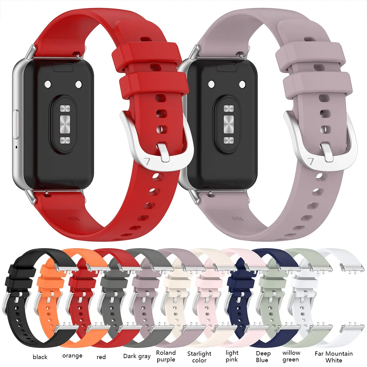 Silicone Sport Strap For Samsung Galaxy Fit 3 Watch Bracelet Correa For Samsung Galaxy Fit 3 correa Replacement Watchbands