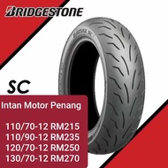 Bridgestone Battlax SC 110/90-12 120/70-12 130/70-12 TL Tyre (Vespa Sprint, GTS, SYM VTS200)