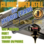 SILICONE Wiper Refill FOR Hybrid FRAME 26" 8MM Hybrid Wiper Refill