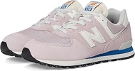 Kids' 574 V1 Lace-Up Sneakers, Twilight Haze/Sea Stone, 3.5 US Big Kid