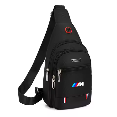 Fashion Chest Bag One Shoulder Crossbody Bag Large Capacity Sport Bag For BMW M Power Performance M3