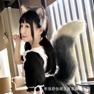 Tail Belle Ear cosplay Pink Fox Bell Linlin Props Same Style Nalina Big Tail Headband QUR9