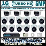 Techtronics | CCTV PACKAGE 5MP 16 CHANNEL 16 CAMERA 5MP TURBO HD 1080P COMPLETE CCTV AUDIO CAMERA