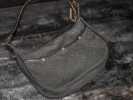 Easy Hobo Bag 隨身包 - 糸紋炭黑