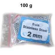 Stainless Steel Ball Media Untuk Tumbler Diameter 2 mm Berat 100 gram