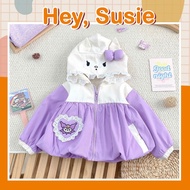Jacket Kuromi Purple Lace Hat for Girls Size 9-21kg Hey Susie AK1785