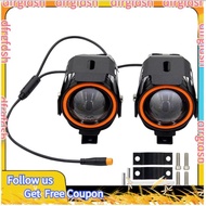 【D&F】U7 Motorcycle Front Headlight Fog Light 12-80V LED Spotlight Universal Waterproof Illumination 