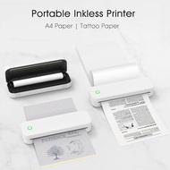 D210 Portable Wireless Bluetooth Thermal Printer A4 Document Phone Printers / Tattoo Printer High Sp