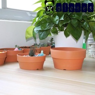 GLENES Imitation Terracotta Pot, Thickened Plastic Imitation Ceramic Plant Pot, Plant Growing Container European Style Large-capacity Breathable Plant Flower Pot Garden