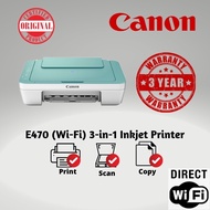 Canon Pixma E410 E470 All-In-One Inkjet Printer (Print, Scan, Copy)