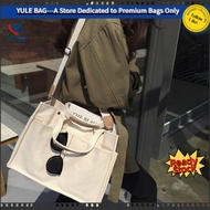 Multi Pocket Shoulder Bag Women Canvas Simple Bag Tote Bag With Compartment Inside Office Bag For Wo