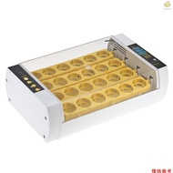 24 Pieces Automatic Egg Incubator Incubator Automatic Chicken Duck Quail Pigeon Bird Incubator Household Small Incubator 220V British Standard