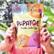 Papatoe Snack : Salted Egg Fish Skin &amp; Cuttlefish Seaweed 2 in 1 Snack (100g)