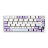 AK820 Ajazz โปร5.1บลูทูธติดปะเก็น75%/ไร้สาย2.4กรัม/Type-C แป้นพิมพ์แบบมีสายพร้อมหน้าจอ TFT สำหรับ Ma