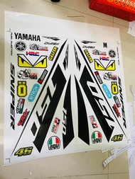 tem rời trắng đen dán xe ex 150 mẫu chữ SNIPER