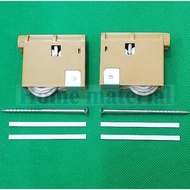 送料込み 2個セット パナソニック 調整機能付きY戸車 MJB907N MJB907N1（後継品番 MJB908N1 ) ライトブラウン色 2個セット