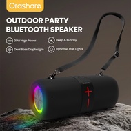 Orashare BS23 30W Portable Wireless Speaker Bluetooth 5.3 Deep Bass TWS Outdoor Party Speaker