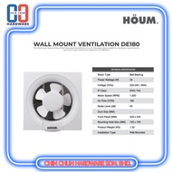 HOUM WALL MOUNT VENTILATOR [ 6"] - GREY(DE-180)