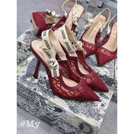 Luxury 9p mesh high heels