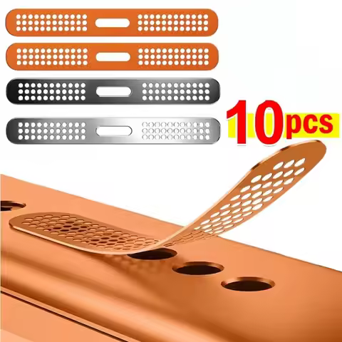 1-10Pcs17PM Metal Dustproof Speaker Net Sticker for IPhone 17 Pro Max 17Air Anti-scratch Mesh Cover 