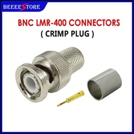 BNC Connector Crimp Male Straight Cable Mount Crimp For LMR400 / BNC LMR400 CONNECTOR (BNC-J-7) 50-8