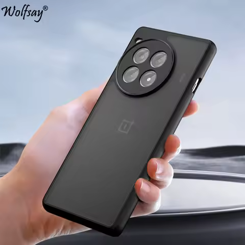 Matte Transparent Phone Case For OnePlus Ace 3 Pro Case Full Edge Matte Back Cover OnePlus Ace 3 Pro