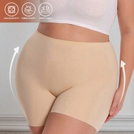 1pc Women's Seamless Plus Size Hipster Panties, Minimalist Comfort Design, Soft Athletic Fabric, Fas