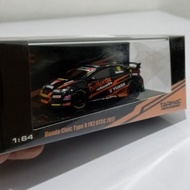 Diecast Tarmac Honda Civic Type R FK2 BTCC 2017 1:64-T64-003-BTCC