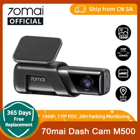 70mai Dash Cam M500 1944P 170FOV 70mai M500 Car DVR Dash Camera Recorder GPS ADAS 24H Parking Monito