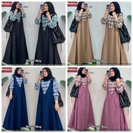New Item|CHIA Maxy 1- 2|Haruka Haruka Haruka|Linen mix flannel dress|