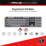 Keychron K5 Max RGB Hot-Swap Low Profile Full Size Black - Brown Switch / Red Switch