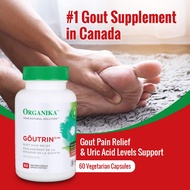 Goutrin Gout Supplement - Lower Uric Acid Gout Control Relief Gout Pain - Tart Cherry, Celery - 60's