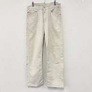 Levi's 505 燈芯絨長褲，拉鍊門襟，象牙色，W32 碼（古著）