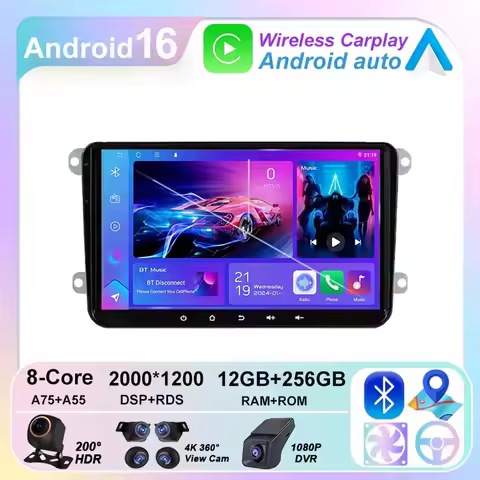 Wifi 5G 2din CAR DVD Video For VWT5 Jetta Passat B6 Golf MK6 Tiguan Touran Scirocco Skoda Rapid Octa