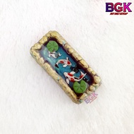 Artisan Keycap Koi Pond Size 2 U Button Decorative Mechanical Keyboard Handmade Resin Keycap