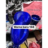 Cat Biru Movistar/Cat Biru Metalik Yamaha bahan PU 200ml Cat Duco Duko Cat Mobil Motor Cat Otomotif