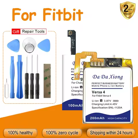 For LSSP411415 FitbitLuxe Versa4 LSSP491524AE Sense2 Charge4 Battery For Fitbit Surge Charge Sense L