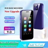 XS13 Pro Mini Android9.0 Smart Phone 2.5 Inch Display 2GB RAM 16GB ROM Dual SIM Standby Play Store 3