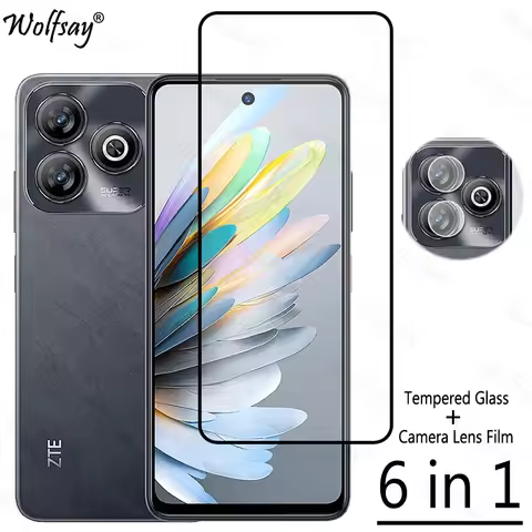 Full Cover Tempered Glass For ZTE Blade A75 4G Screen Protector For ZTE Blade A75 4G Camera Glass Fo