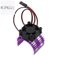 For  A959-B 144001 124019 RC Car Aluminum Alloy Motor Heatsink Cover with Cooling Fan for 540 550 36