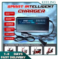 NEW Ebike Charger 48v 60v 12ah 20ah Smart Intelegent Intelligent Battery Charger for e trike e bike