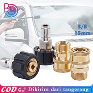 JET WASHER QUICK CONNECT KIT BRASS M22 FEMALE AND M22 MALE FOR WASHER ADAPTER