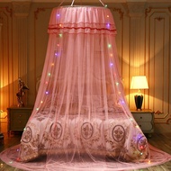 【คลังสินค้าพร้อม】Ruffle Dome มุ้งกันยุงเพดานเจ้าหญิงตาข่าย Canopy Dust-Proof Bedroom Decor