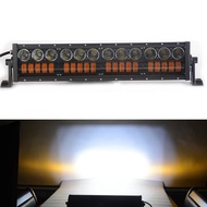 White Amber Lens offroad led light bar 12V 24V Spot Flood led Work Light for Jeep Car 4WD Truck 4x4 SUV ATV Motorcycle