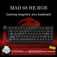 FGG MAD 60/68 HE คีย์บอร์ดสวิตช์แม่เหล็กสําหรับเล่นเกม การเชื่อมต่อแบบมีสาย Hot Swap แบบเต็มคีย์ ไทย