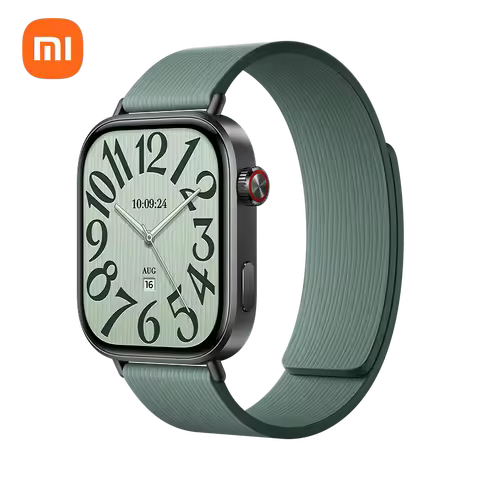 （not Watch ）new original xiaomi Mi Band 9pro Nylon Kona leather magnetic Wrist strap Leather strap R