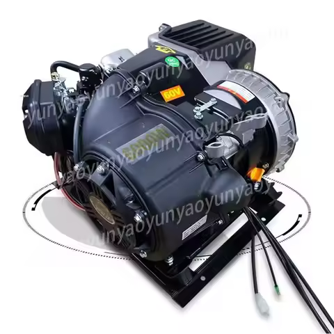 6KW Dual Cooling Electric Start EV Range Extender 48V 60V 72V Silent Frequency Conversion Car Genera
