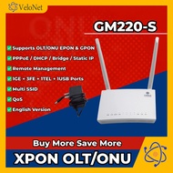 Pre-owned GM220-S XPON ONU – Supports EPON & GPON | English Version (Adapter Included)