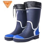 Wear-Resistant Rain Boots Men's High-Top Rain Shoes Men's Rubber Shoes Rain Boots Short Rubber Boots Non-Slip Shoe Cover