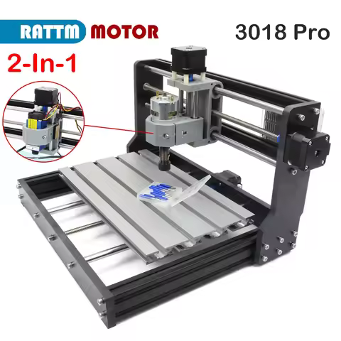 DE Stock 3018 PRO CNC Laser Engraver Wood CNC Router Machine GRBL ER11 Hobby DIY Engraving Machine f
